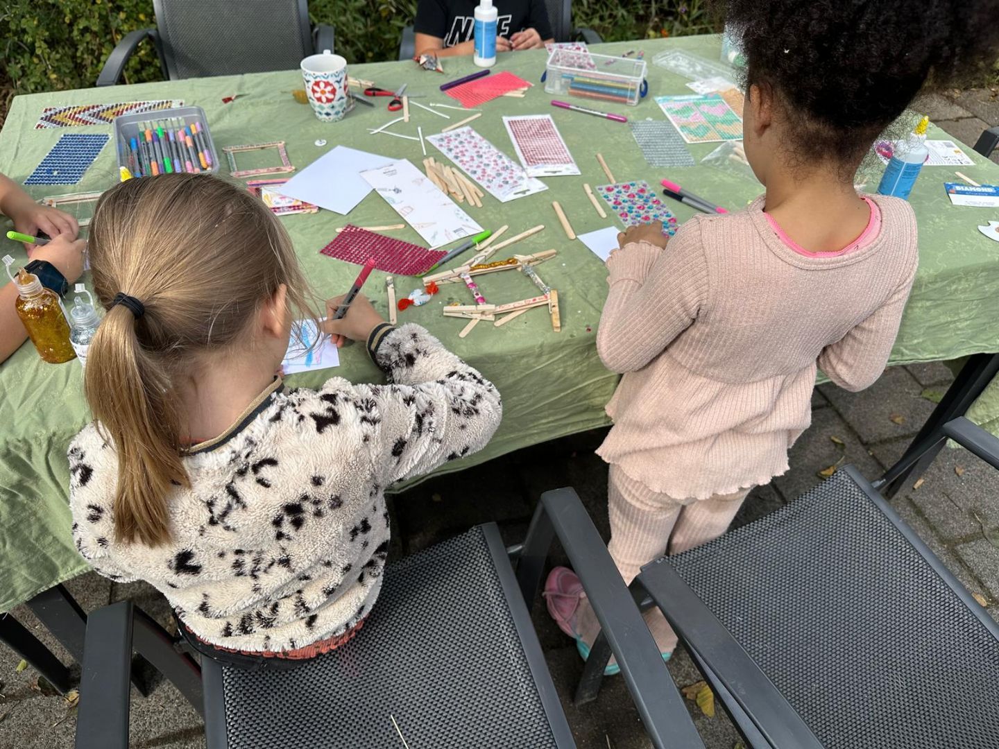 Knutselen op de kinderboerderij
