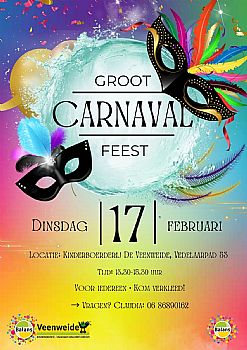 Groot Carnaval Feest op de kinderboerderij
