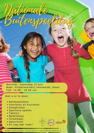 Nationale Buitenspeeldag op de kinderboerderij